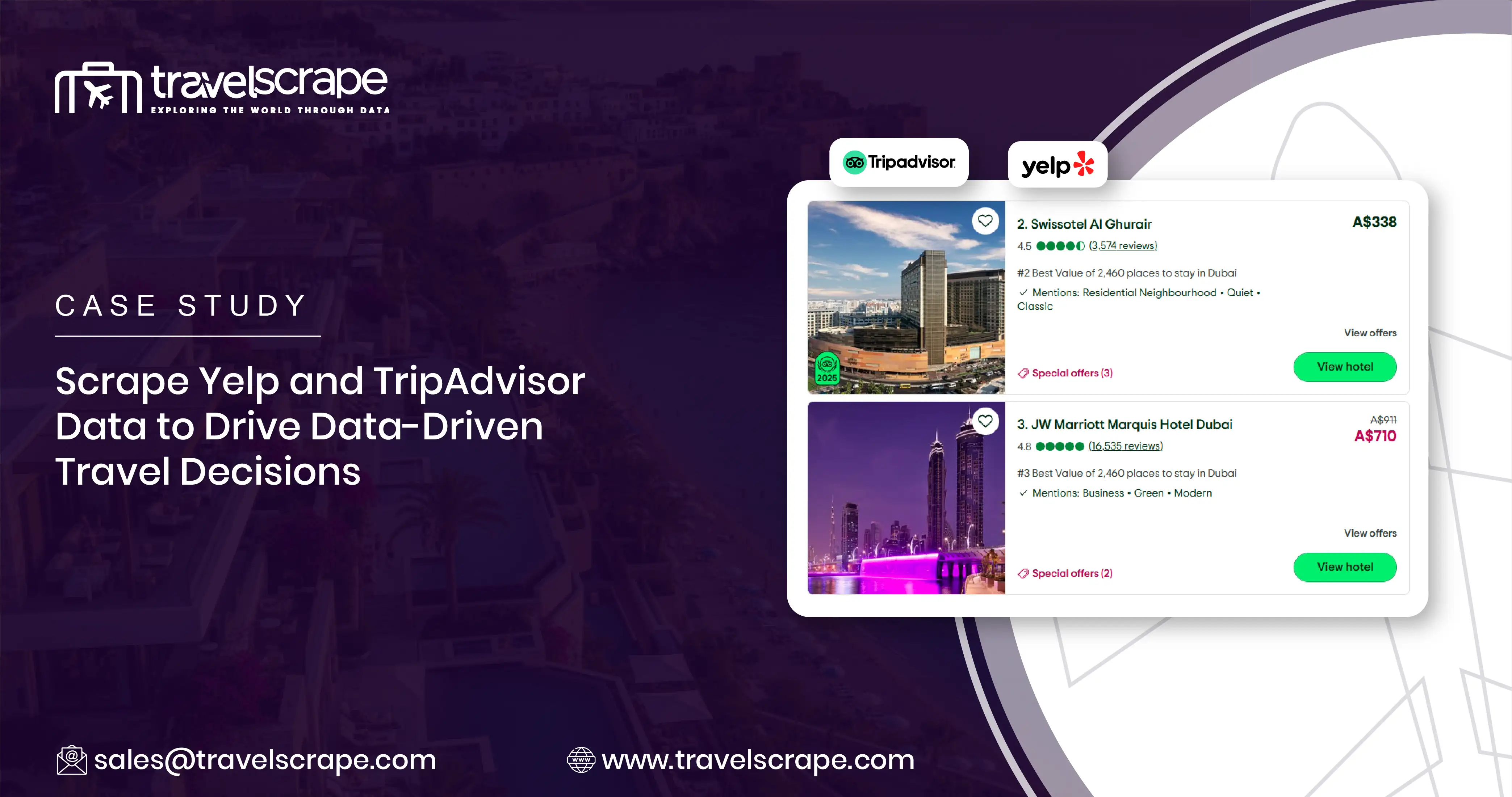 Scrape Yelp and TripAdvisor Data to Drive Data-Driven Travel DecisionsScrape Yelp and TripAdvisor Data to Drive Data-Driven Travel Decisions